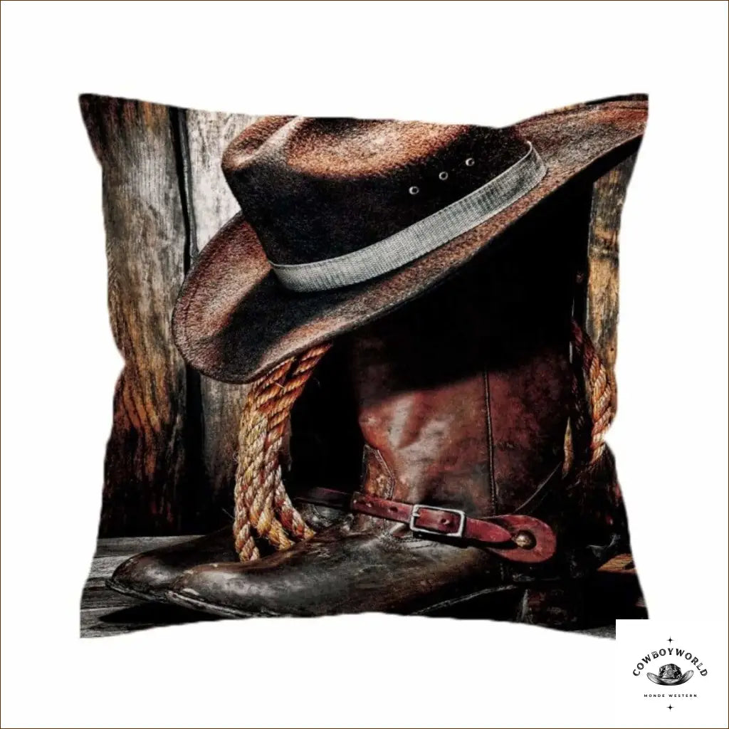 Housse de Coussin Western