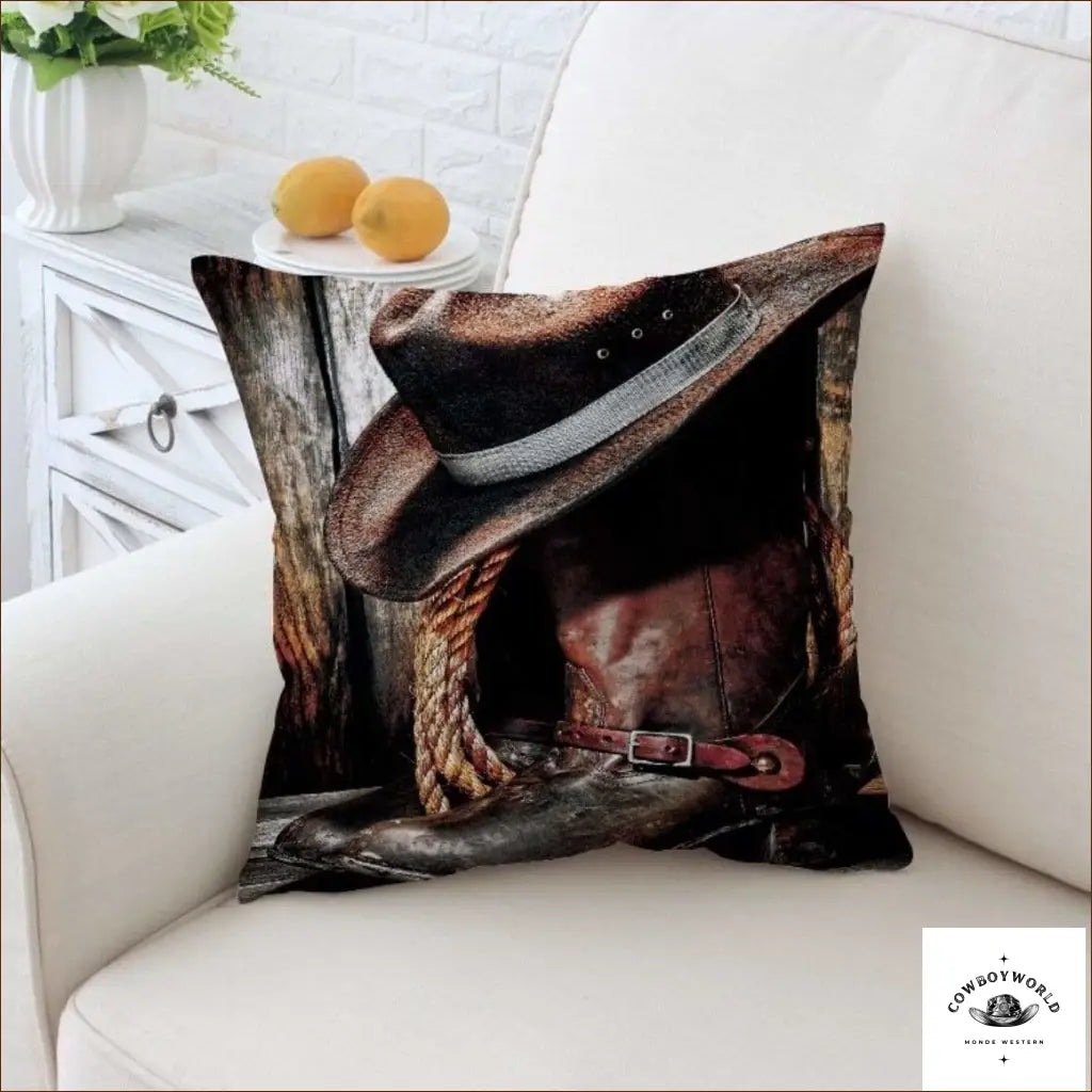 Housse de Coussin Western