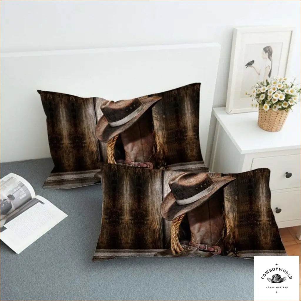Housse d'Oreiller Western - Cowboy World