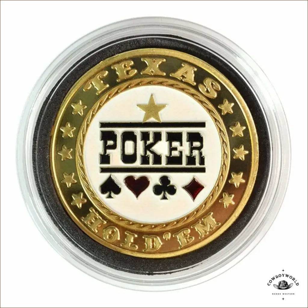 Jeton de Poker Texas Poker - Cowboy World