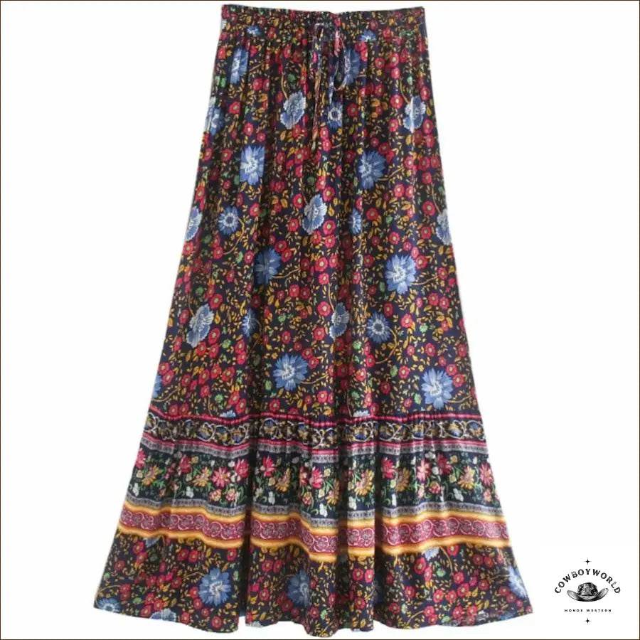 Jupe Longue Style Western Country - Cowboy World