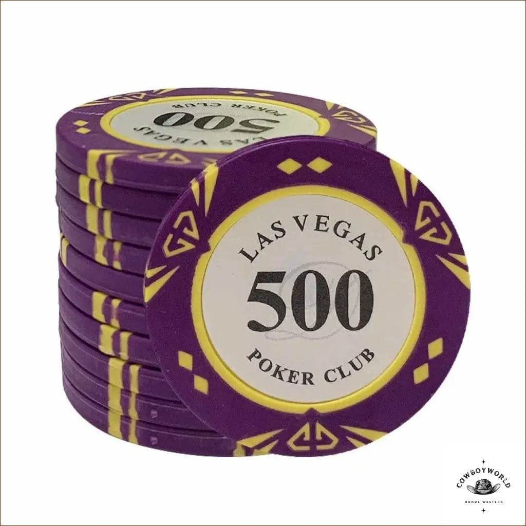 Lots de Jetons de Poker - Cowboy World