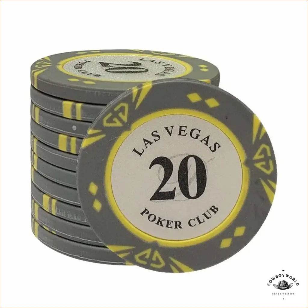 Lots de Jetons de Poker - Cowboy World