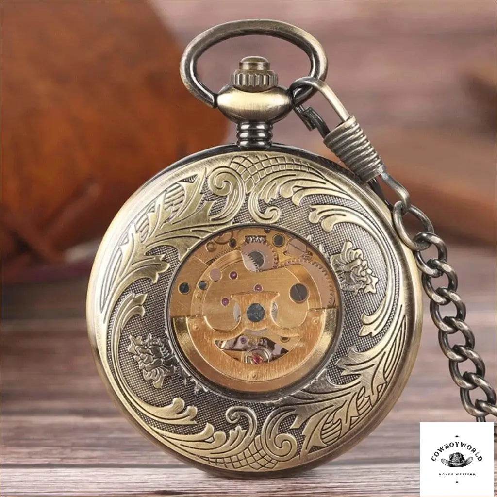 Montre à Gousset Automatique - Cowboy World