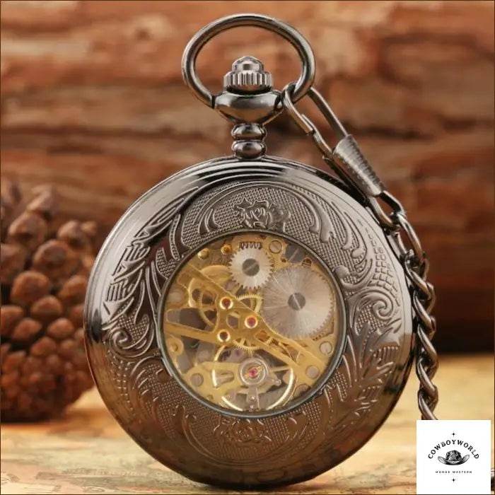 Montre à Gousset Design - Cowboy World