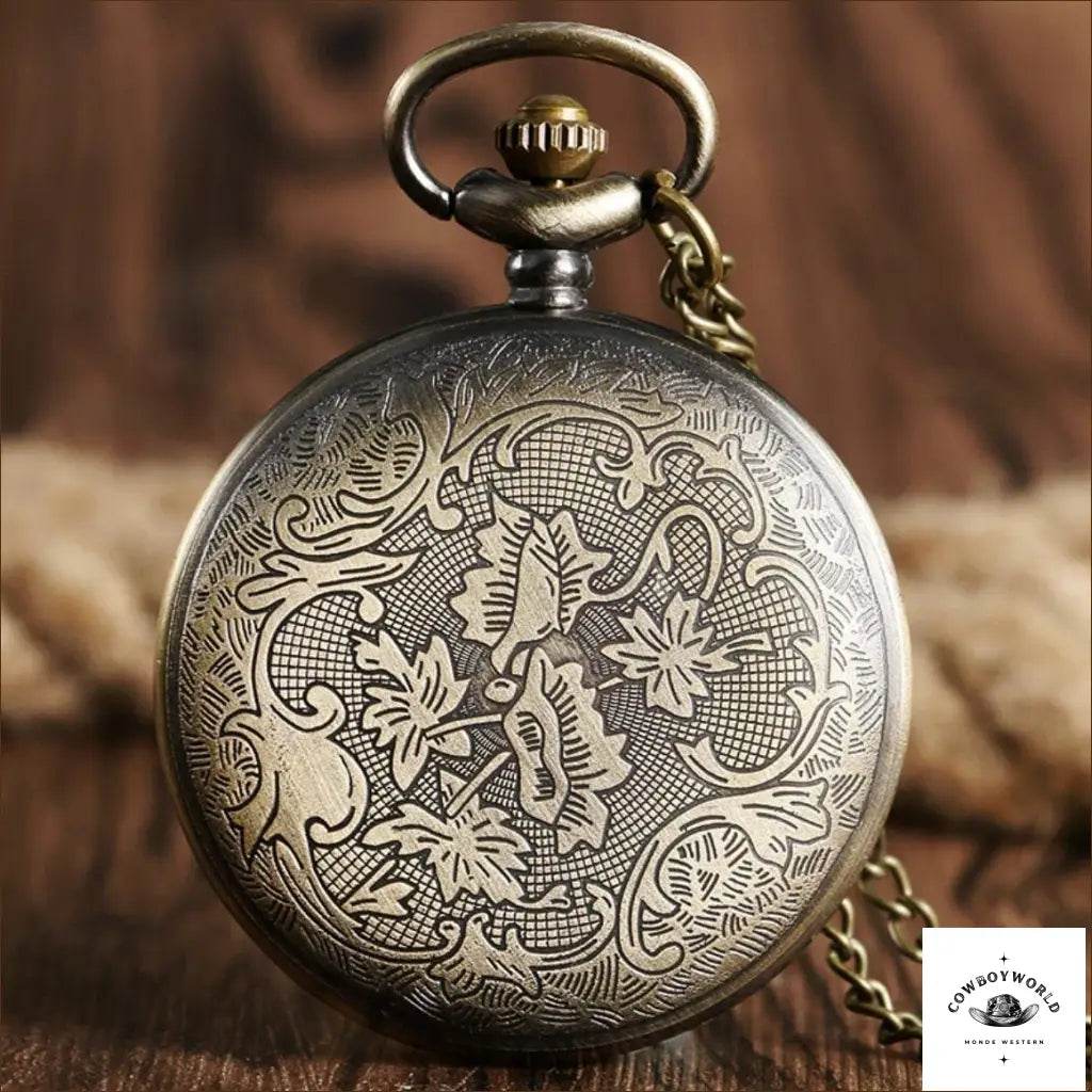 Montre à Gousset Homme Vintage - Cowboy World