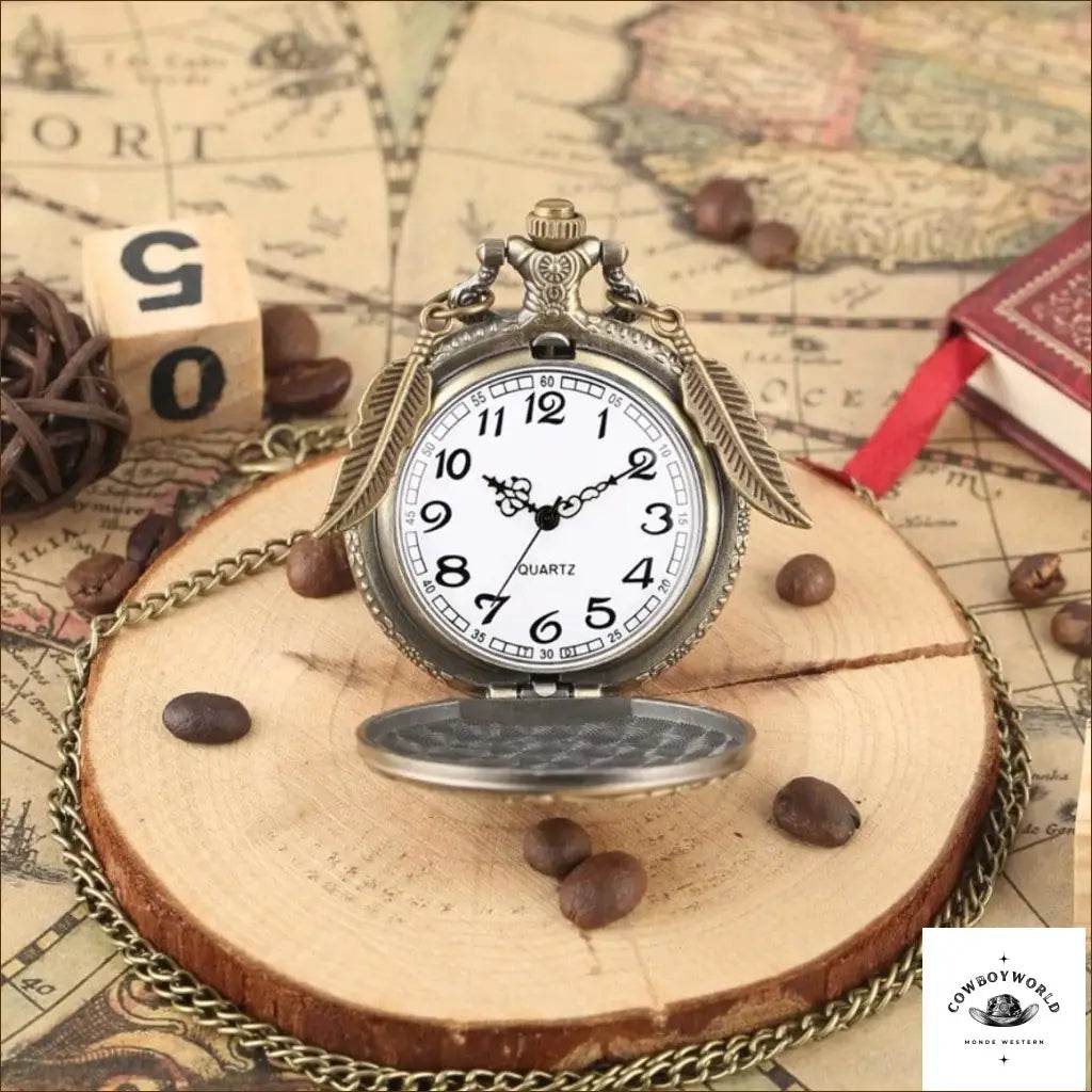 Montre à Gousset Loup - Cowboy World