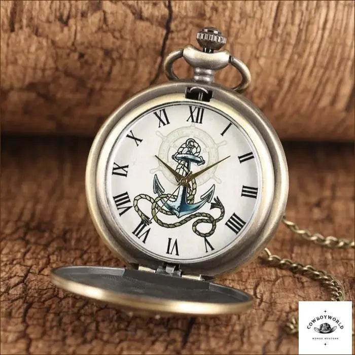 Montre à Gousset Marine - Cowboy World