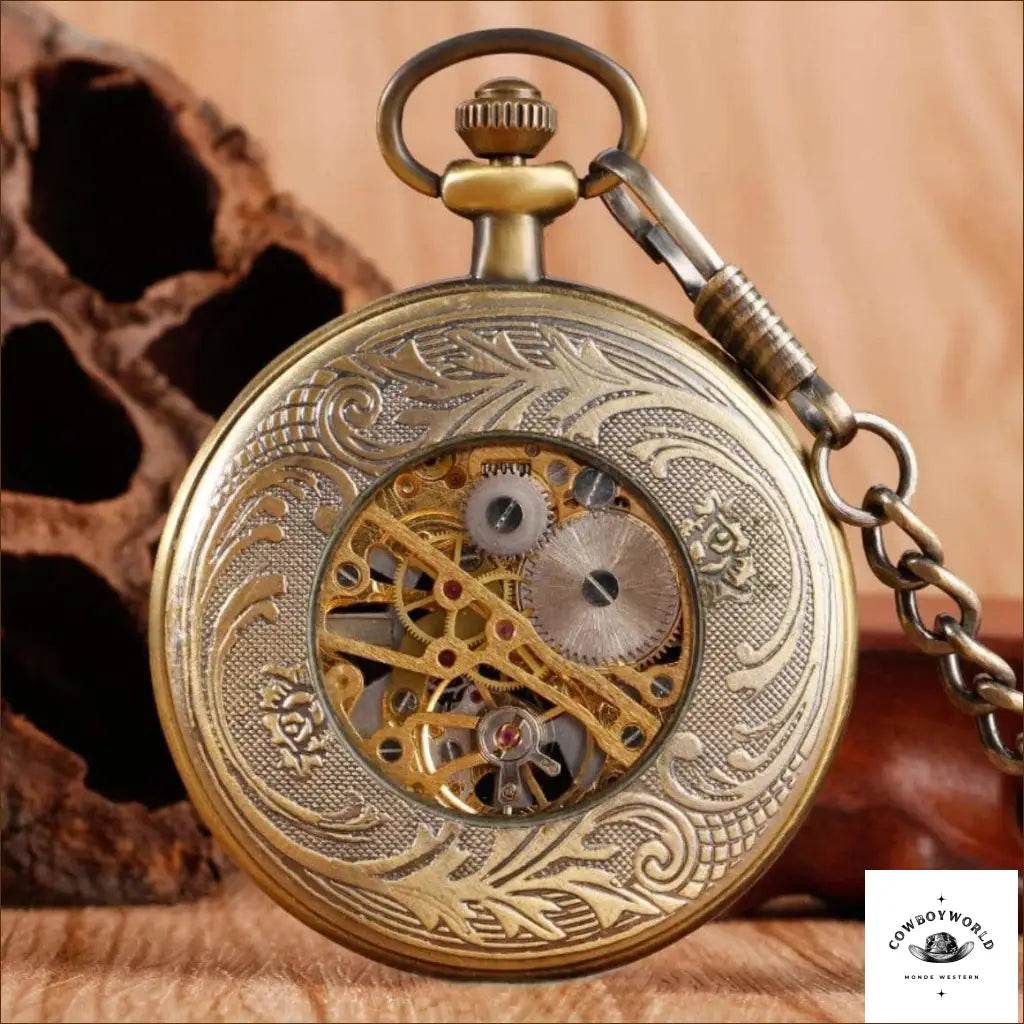 Montre à Gousset Mécanique Ancienne - Cowboy World