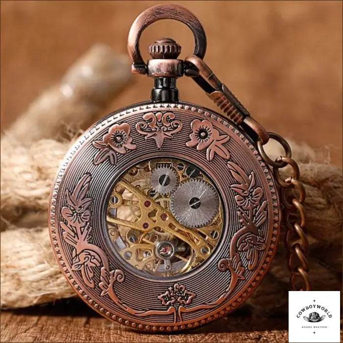 Montre à Gousset Mécanique Vintage - Cowboy World
