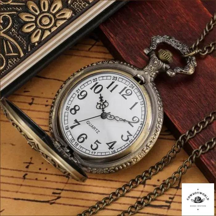 Montre à Gousset Papillon - Cowboy World