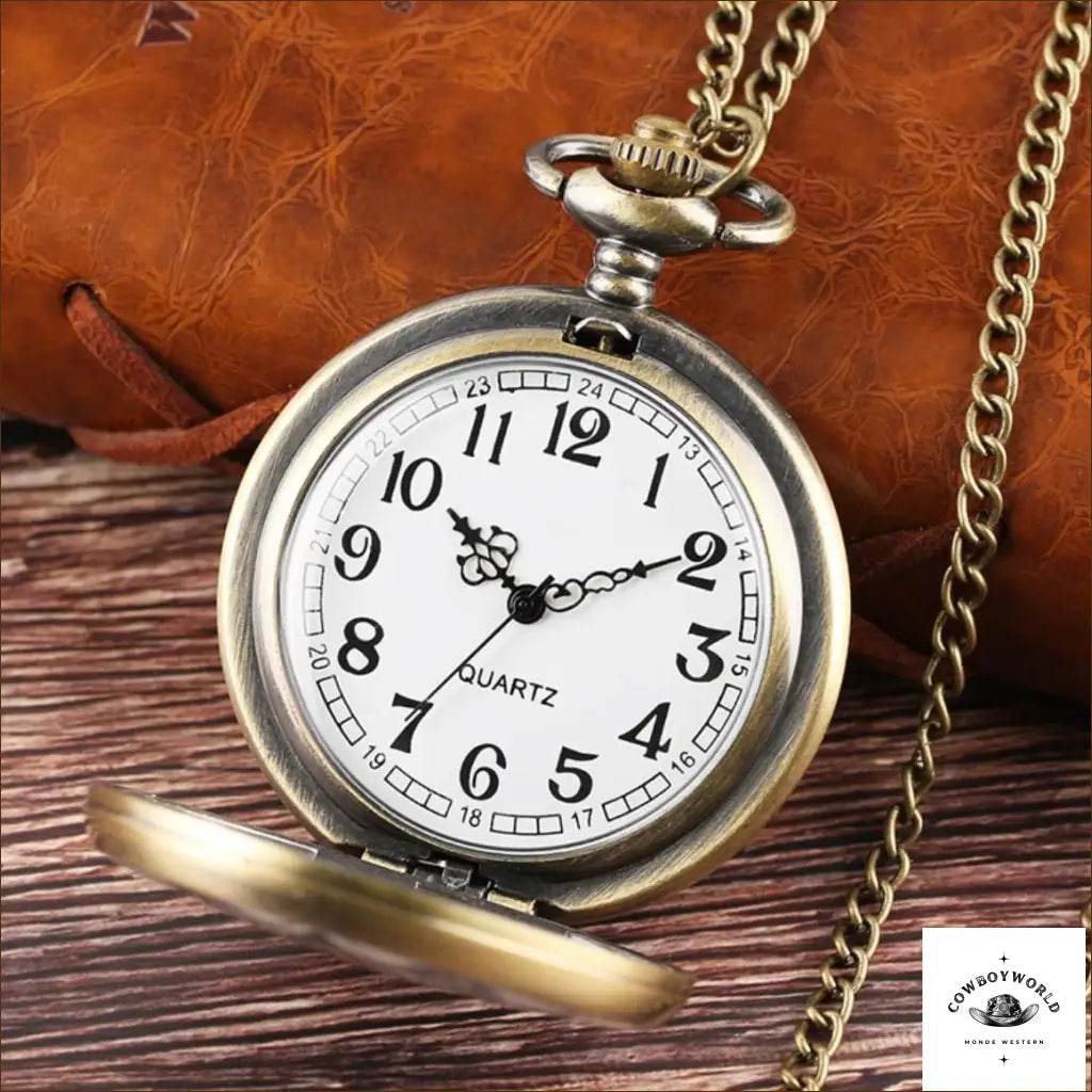 Montre à Gousset Pendentif - Cowboy World