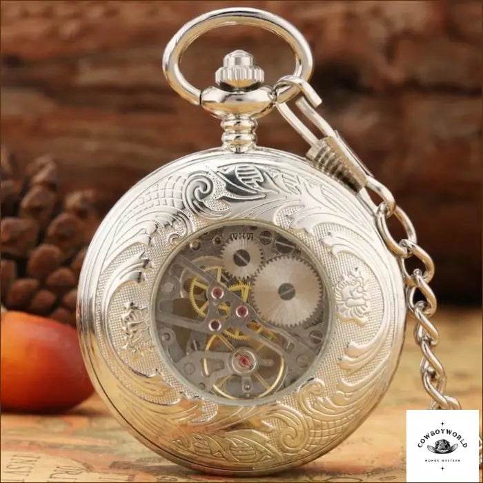 Montre à Gousset à Remonter - Cowboy World