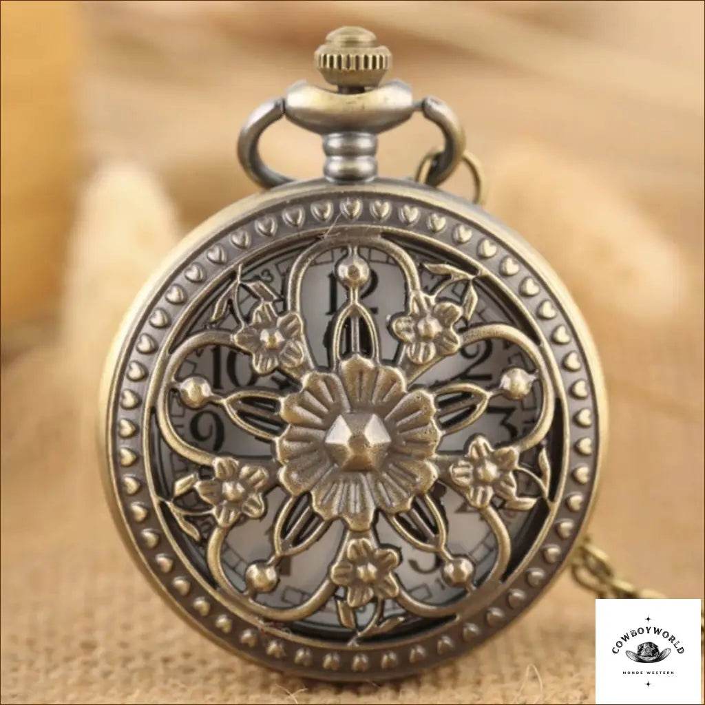 Montre à Gousset Stylisée - Cowboy World