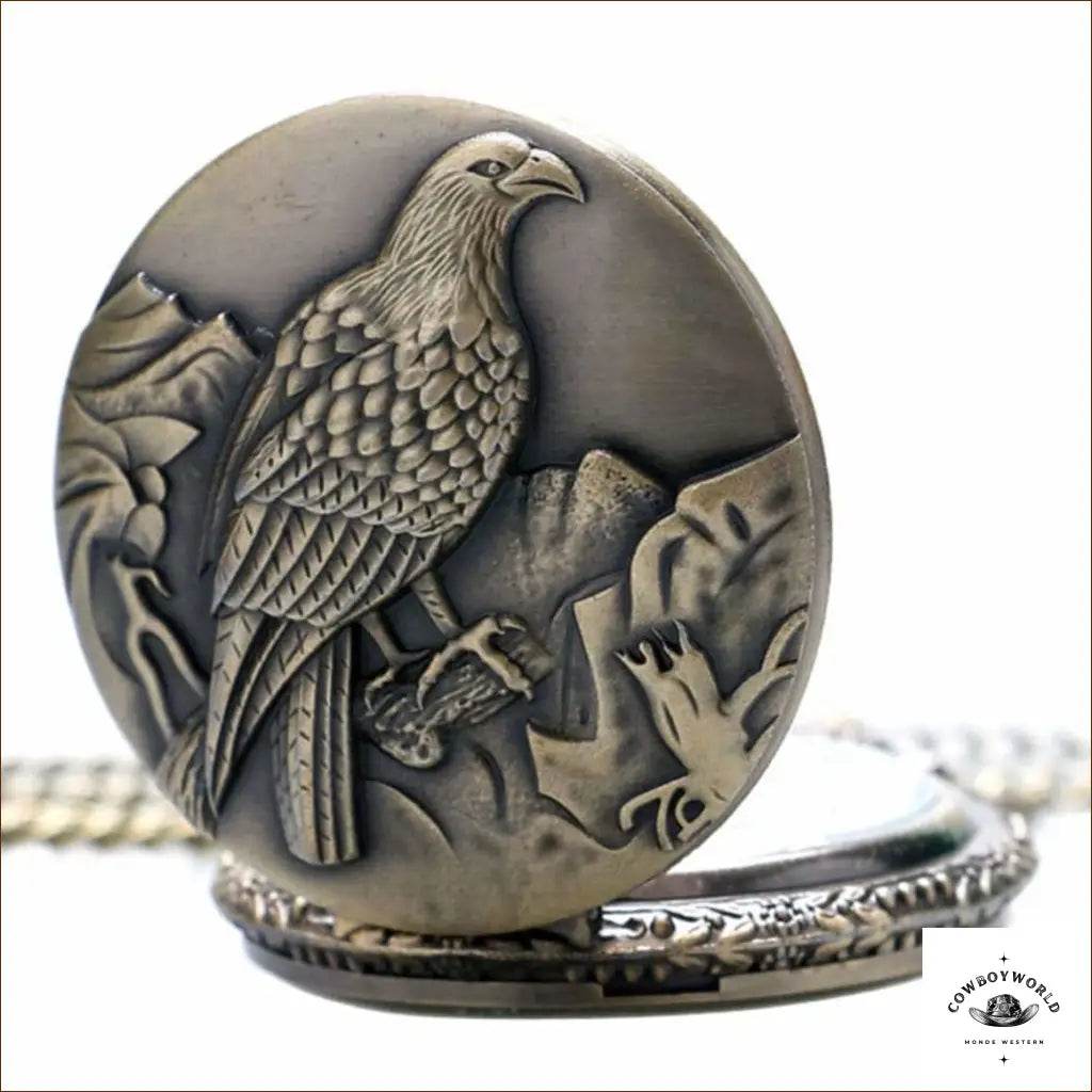 Montre à Gousset à Texture - Cowboy World