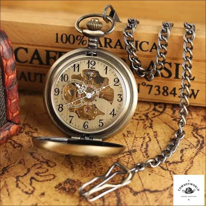 Montre à Gousset Thème Fleur - Cowboy World