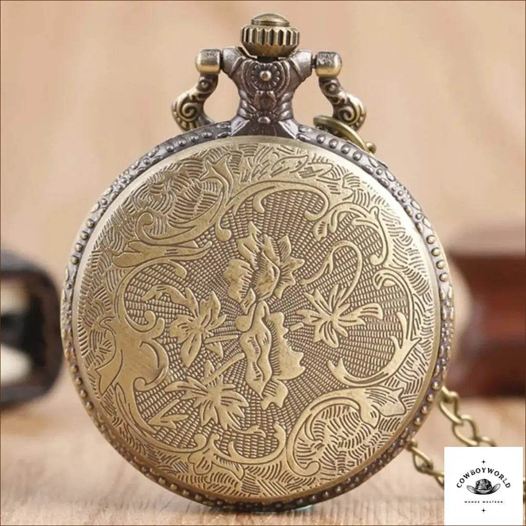 Montre à Gousset USA - Cowboy World
