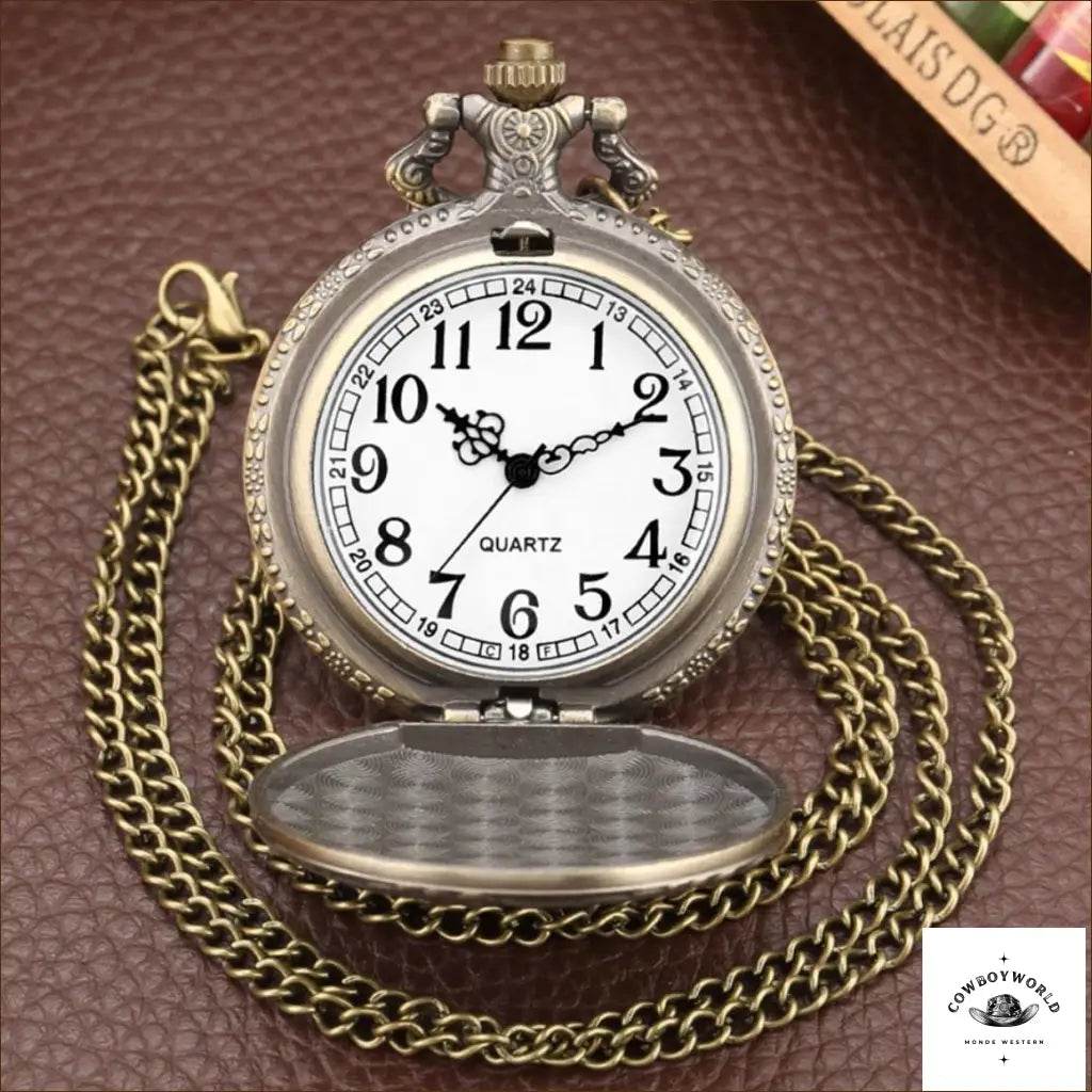 Montre de Poche à Cylindre Femme - Cowboy World