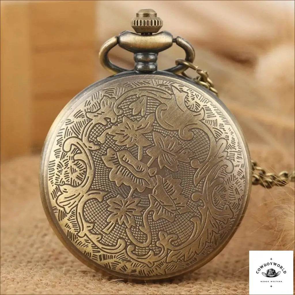 Montre de Poche Antique - Cowboy World