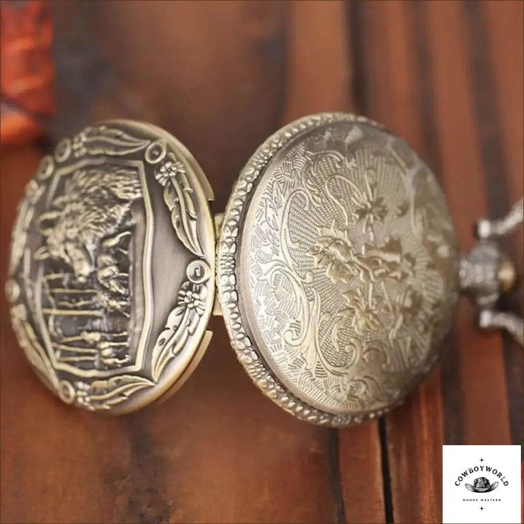 Montre de Poche Homme - Cowboy World
