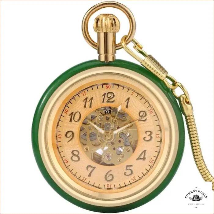 Montre de Poche Verte