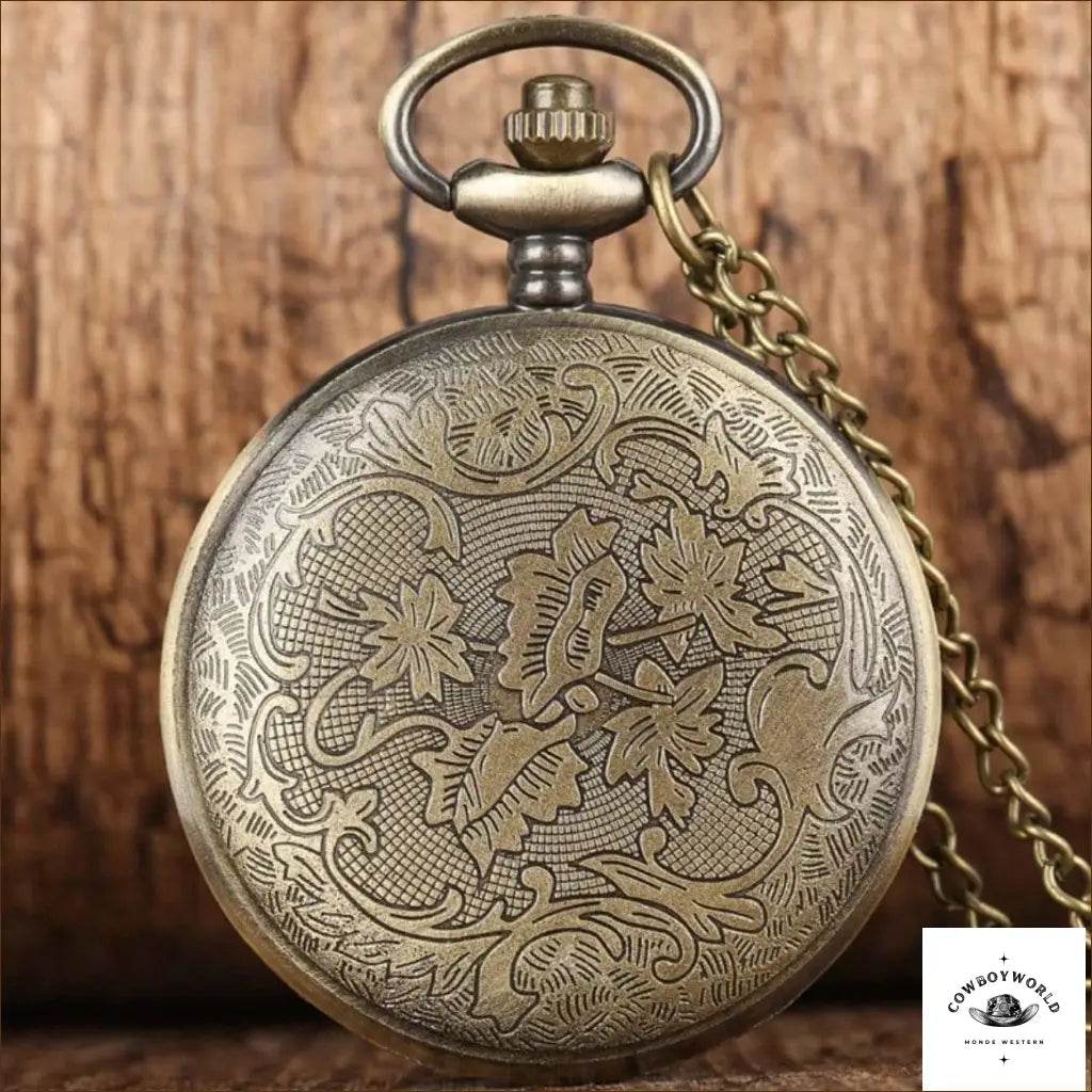 Montre de Poche Vintage - Cowboy World