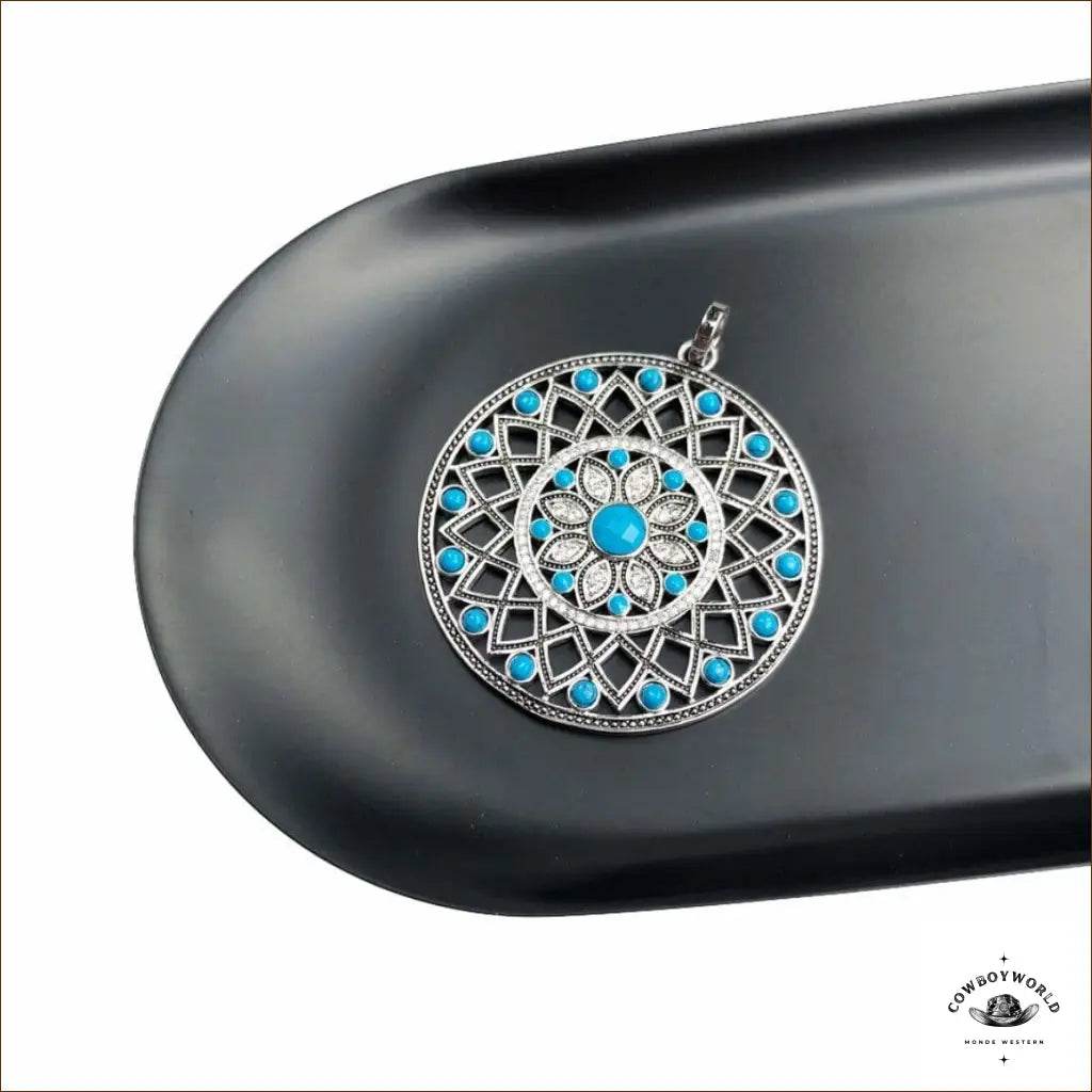 Pendentif Country (Argent) - Cowboy World