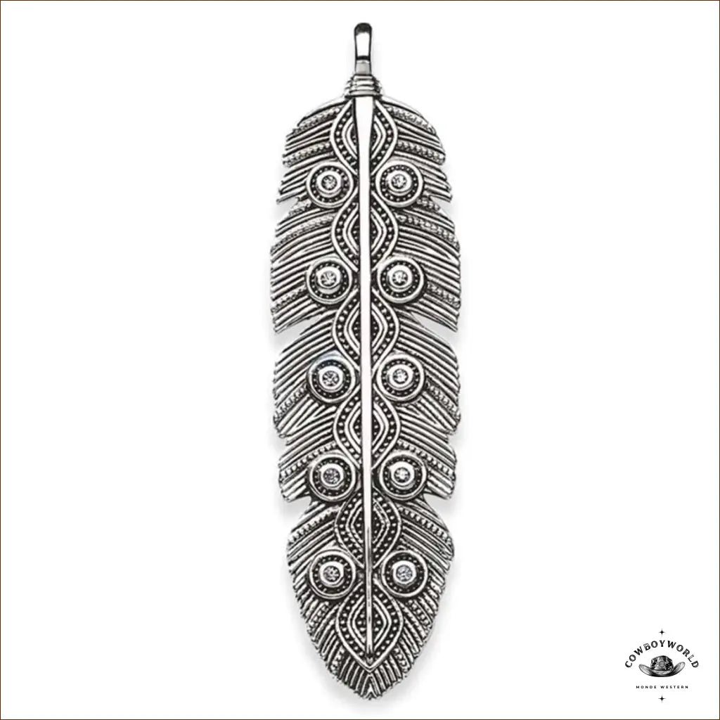 Pendentif Plume (Argent)