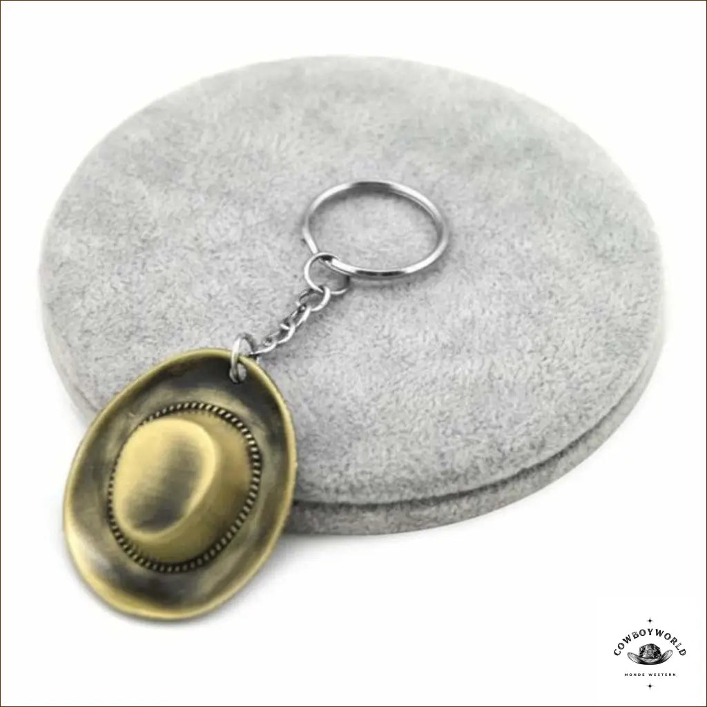 Porte-Clef Western Chapeau de Cowboy