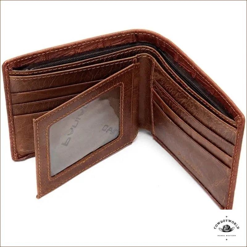 Portefeuille Western Effet Croco - Cowboy World