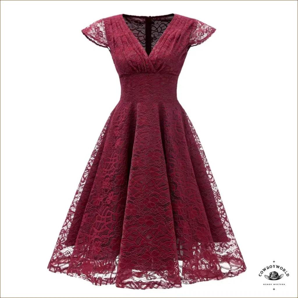 Robe de Soirée Cowboy Grande Taille - Cowboy World