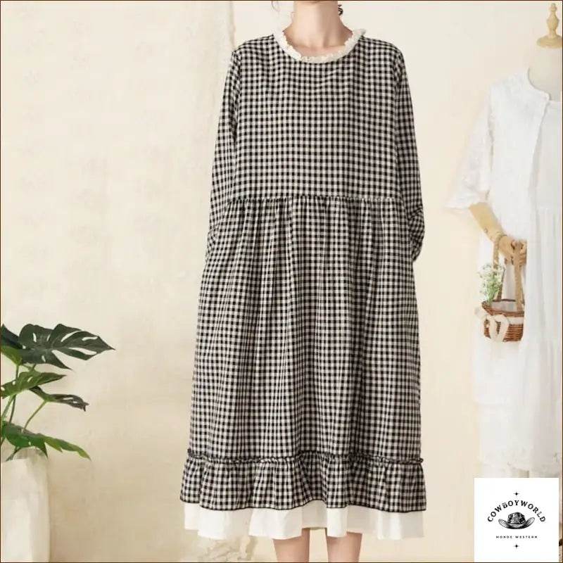 Robe Longue Style Western - Cowboy World