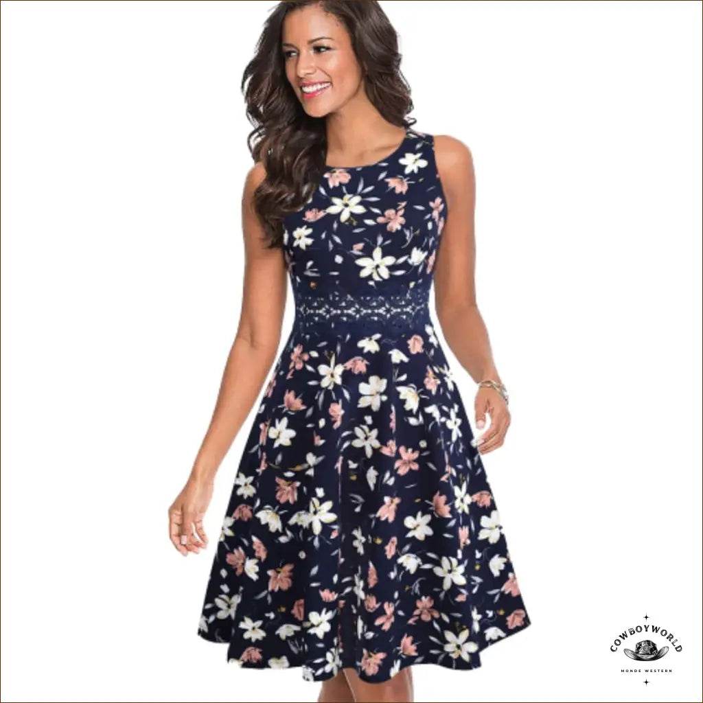 Robe Longue Western Chic - Cowboy World