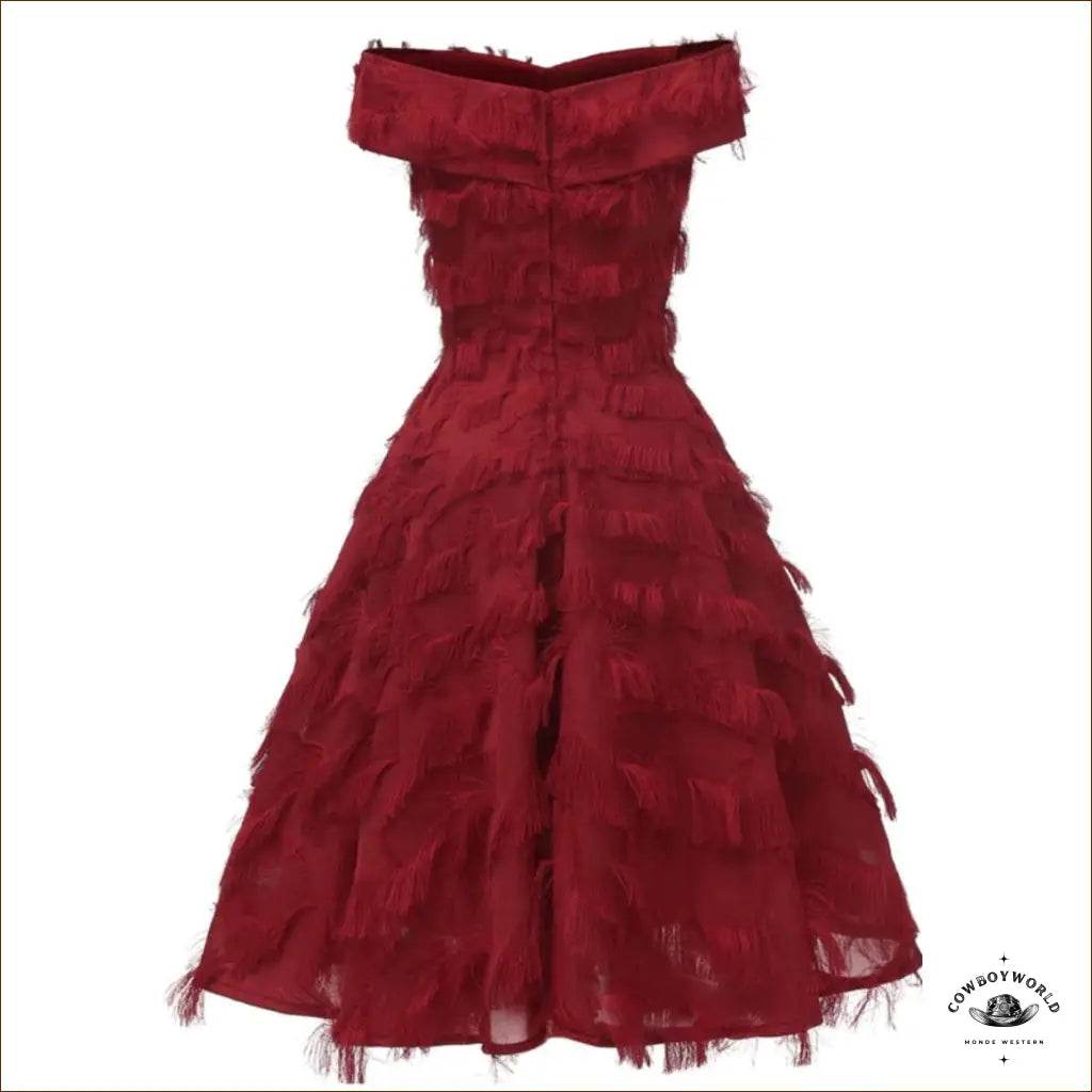 Robe Longue Western Froufrou - Cowboy World