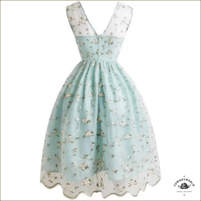 Robe Western Bleu Clair - Cowboy World