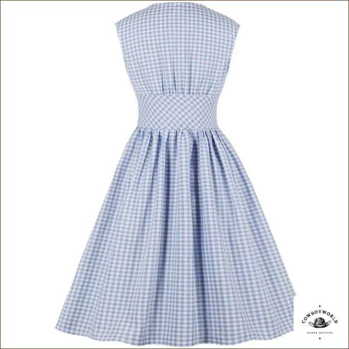 Robe Western Bleue - Cowboy World