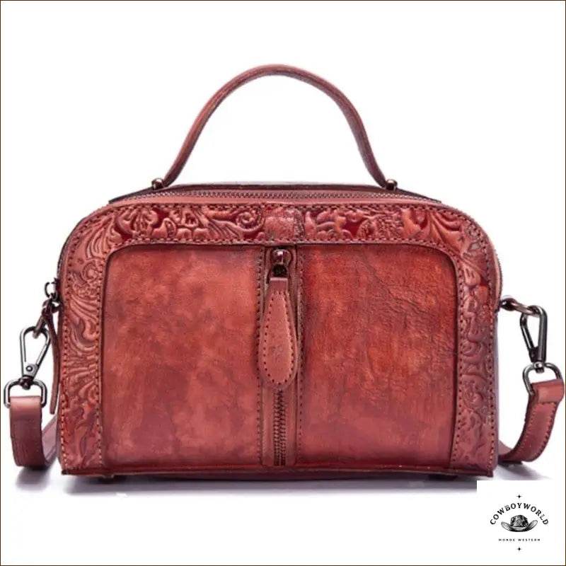 Sac à Main en Cuir Western - Cowboy World