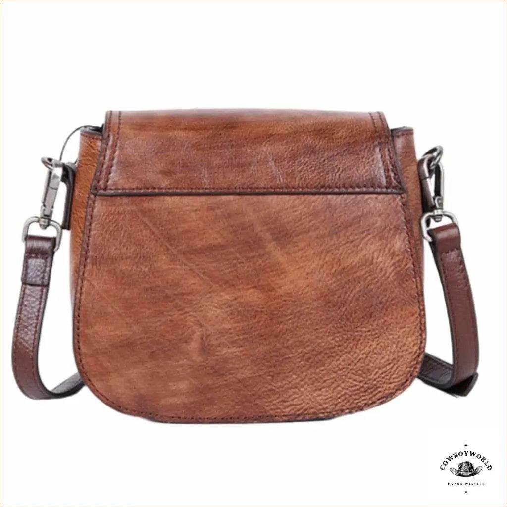 Sac Cuir Fleur - Cowboy World