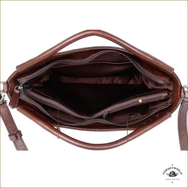 Sac Floral Cuir - Cowboy World