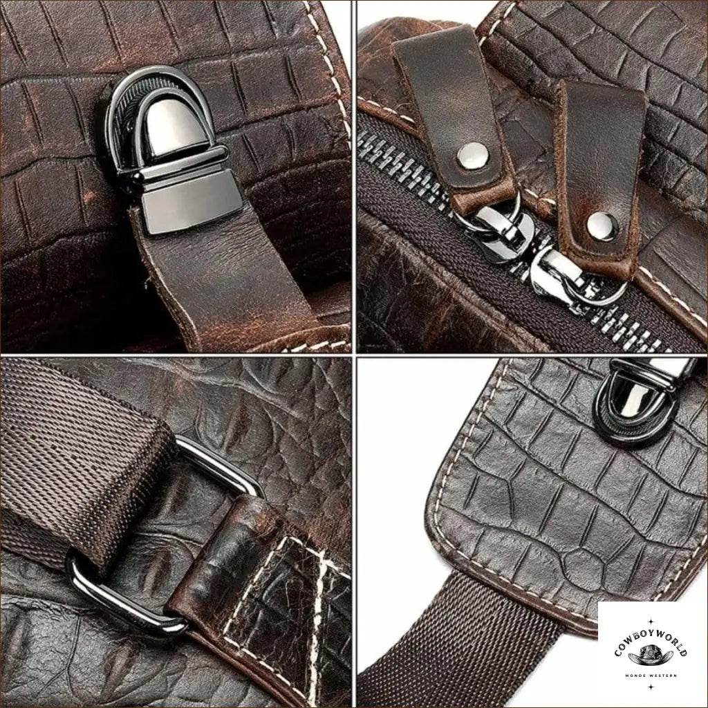 Sacoche en Cuir Cowboy - Cowboy World