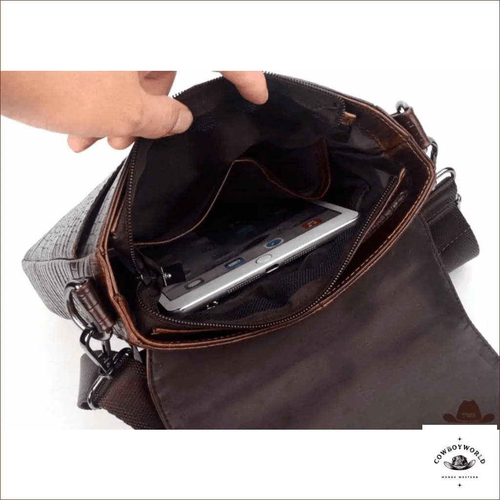 Sacoche Western Cuir - Cowboy World