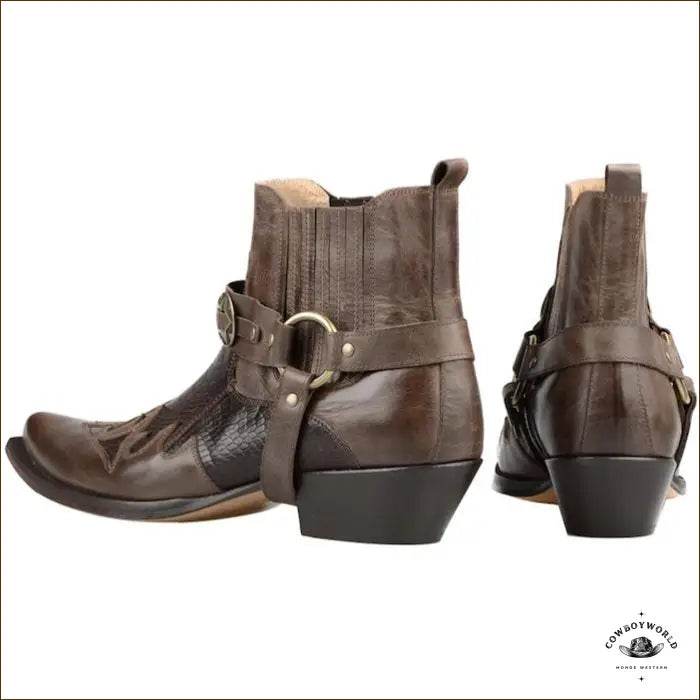 Santiags Bottines Low Boots Cowboy - Cowboy World