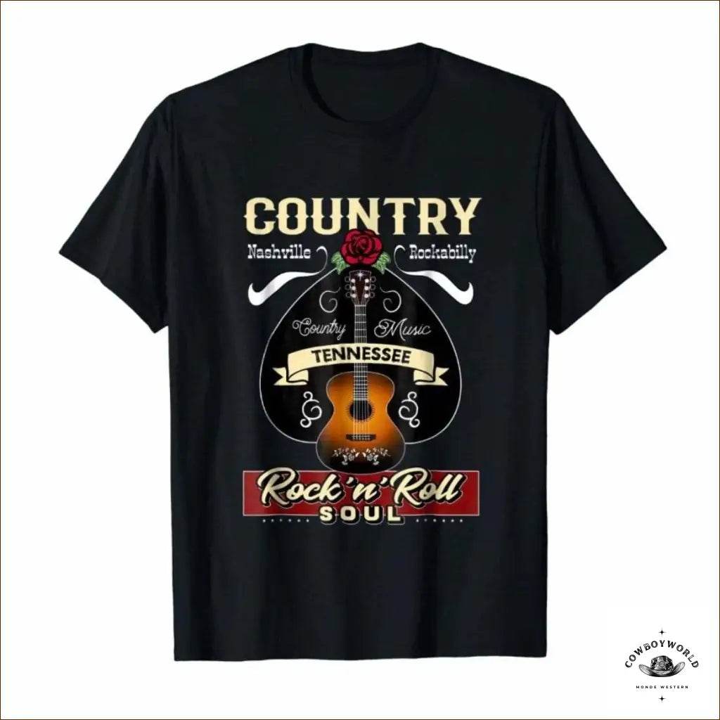 T-Shirt Country Rock'n'Roll - Cowboy World