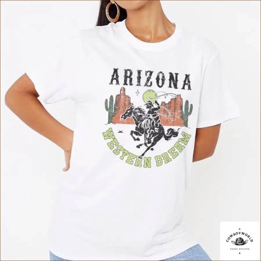 T-Shirt Déguisement Cowgirl - Cowboy World