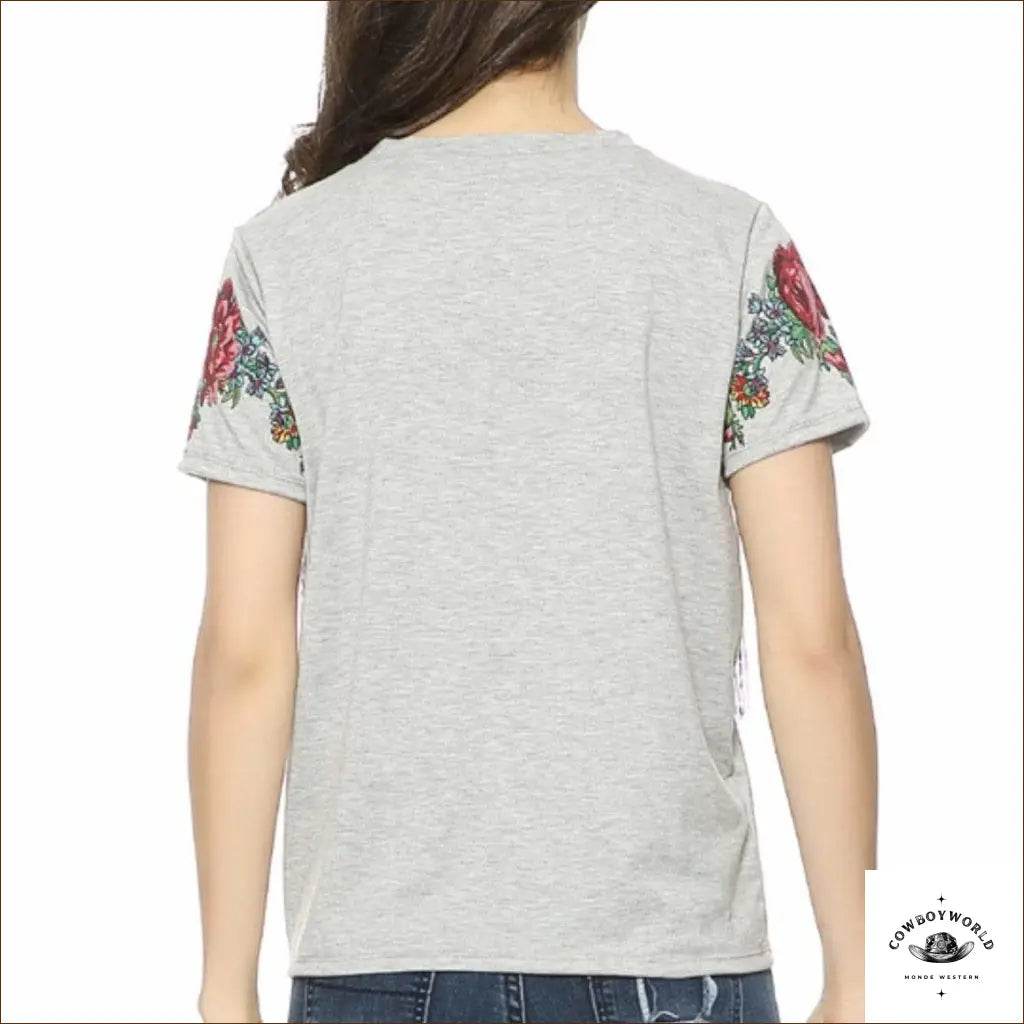 T-Shirt Femme Country - Cowboy World