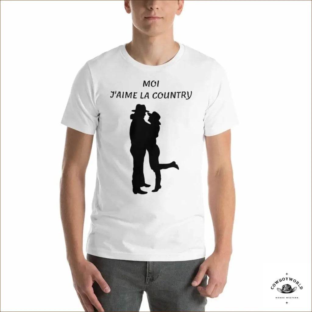 T-Shirt Moi J'Aime La Country - Cowboy World