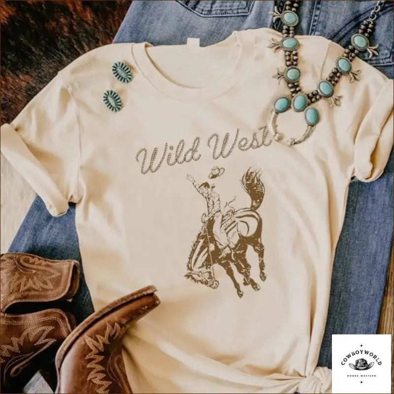 T-Shirt Style Western Wild West