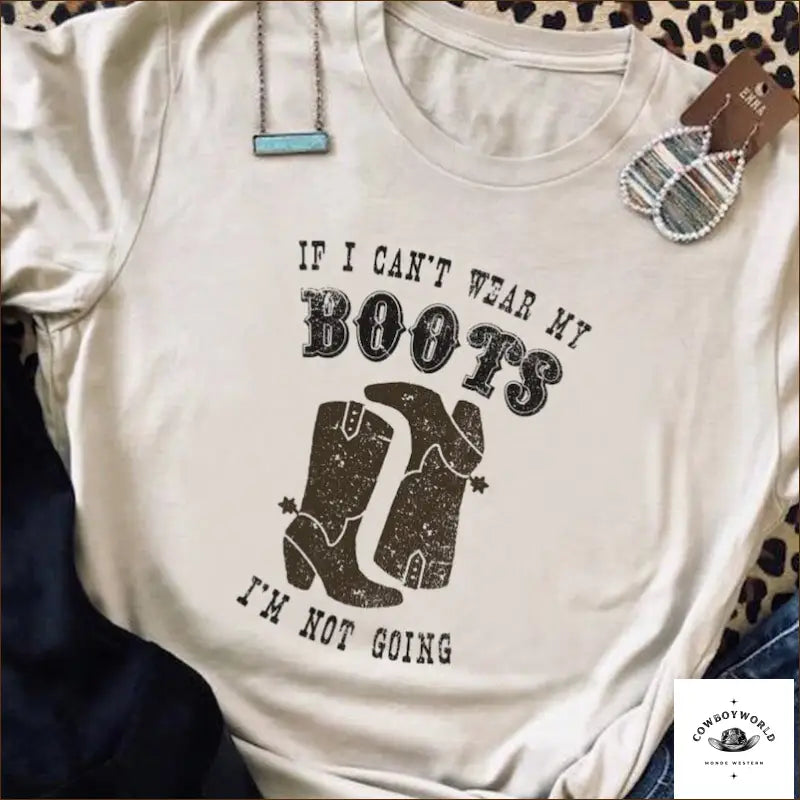 T-Shirt Western Boots