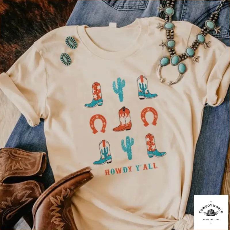 T-Shirt Western Montana - Cowboy World