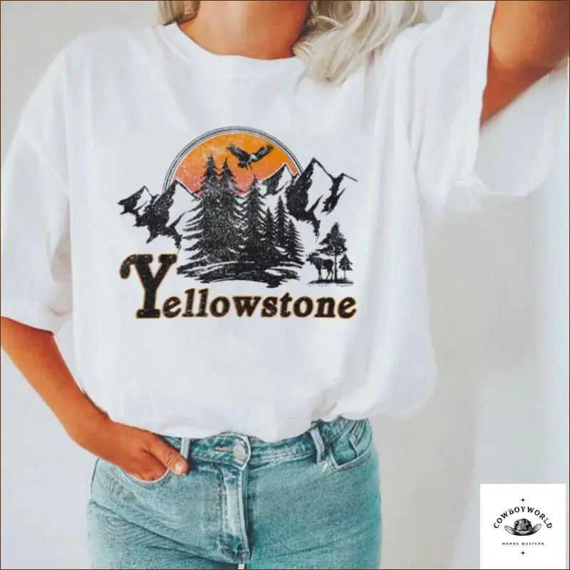 T-Shirt Western Style Femme